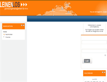 Tablet Screenshot of lms.leinenlos-mv.de